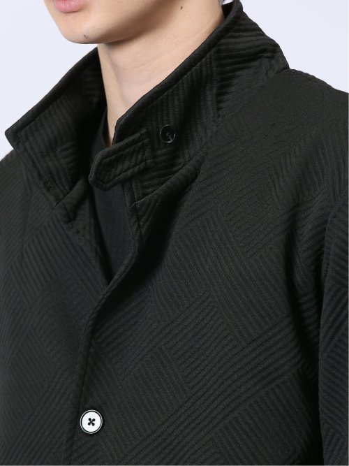 ふくれジャガード イタリアンカラージャケット