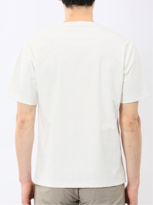 リンクス ストライプ クルーネック 半袖 Tシャツ