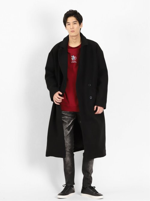 NEONグラフィック刺繍 BIGトレーナー