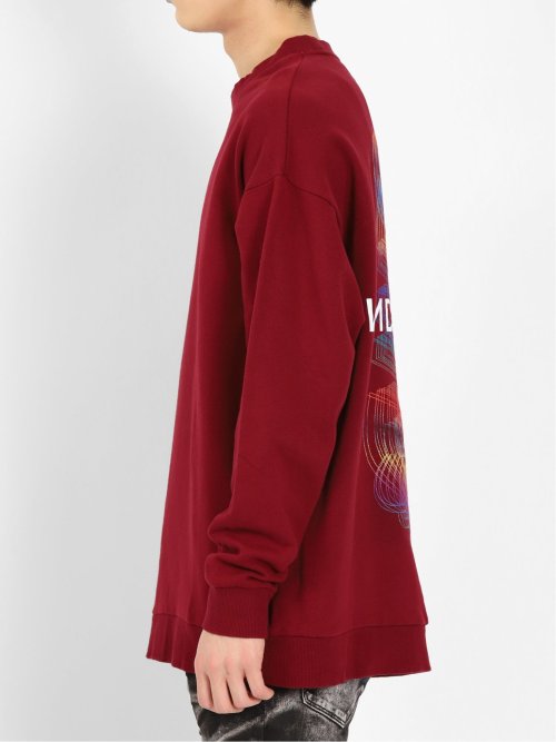 NEONグラフィック刺繍 BIGトレーナー