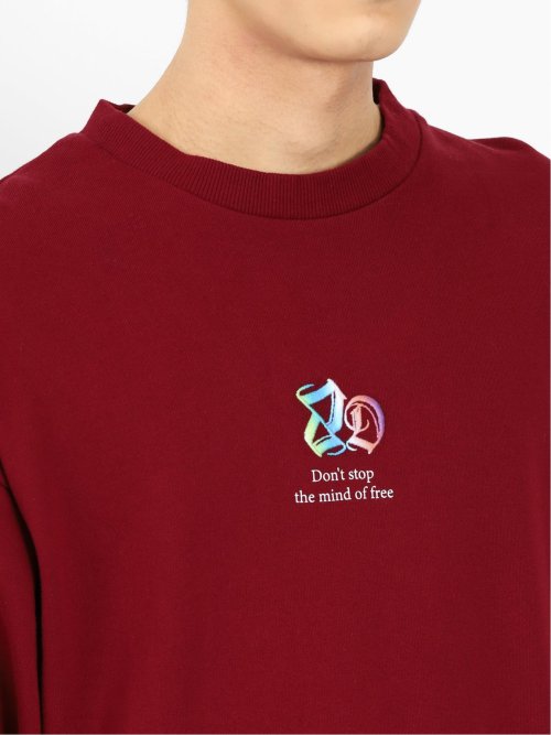 NEONグラフィック刺繍 BIGトレーナー