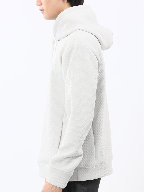 ふくれジャガード 長袖プルパーカー