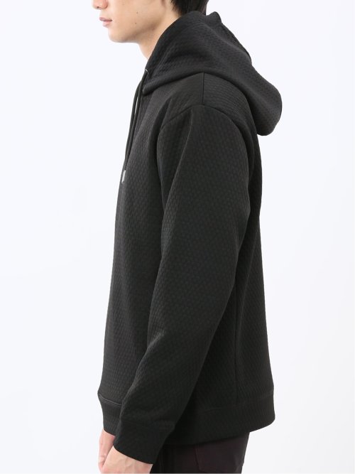 ふくれジャガード 長袖プルパーカー