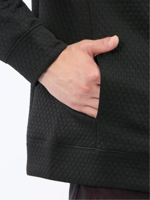 ふくれジャガード 長袖プルパーカー