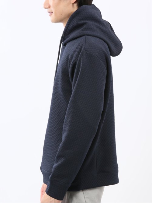 ふくれジャガード 長袖プルパーカー