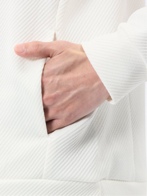 ストレッチ ふくれジャガード プルパーカー