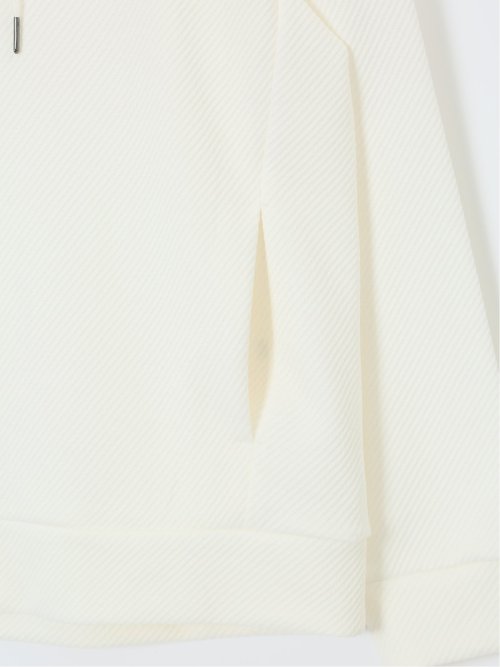 ストレッチ ふくれジャガード プルパーカー