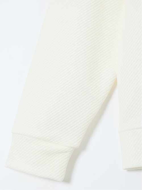 ストレッチ ふくれジャガード プルパーカー