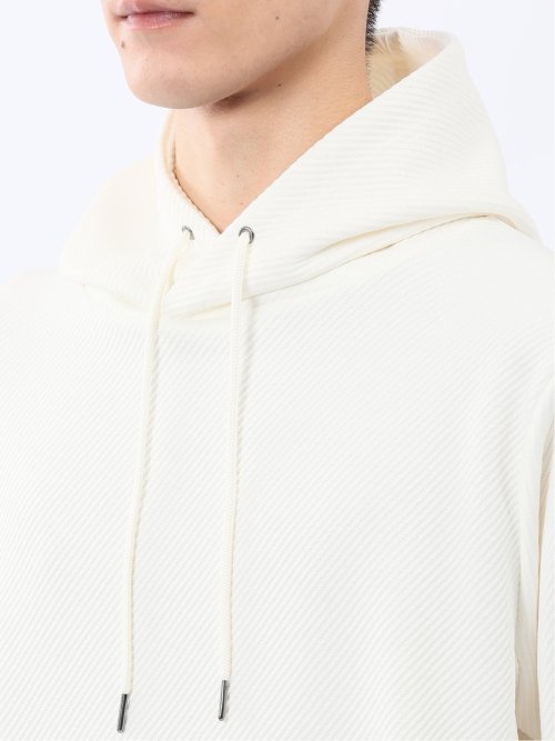 ストレッチ ふくれジャガード プルパーカー