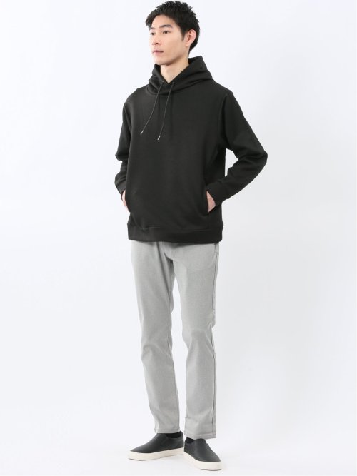 ストレッチ ふくれジャガード プルパーカー