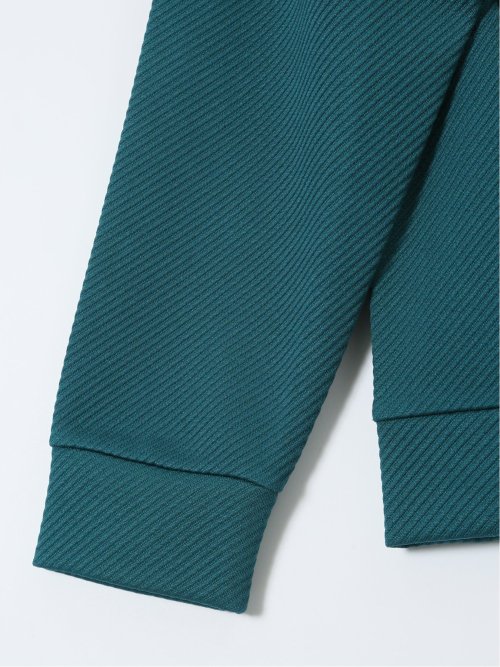 ストレッチ ふくれジャガード プルパーカー