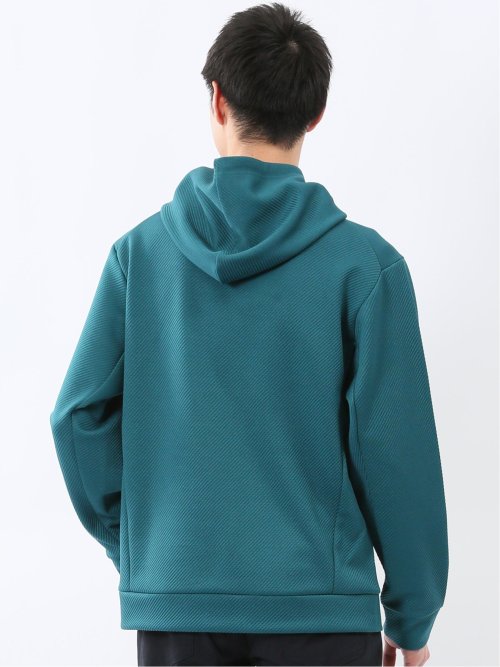 ストレッチ ふくれジャガード プルパーカー