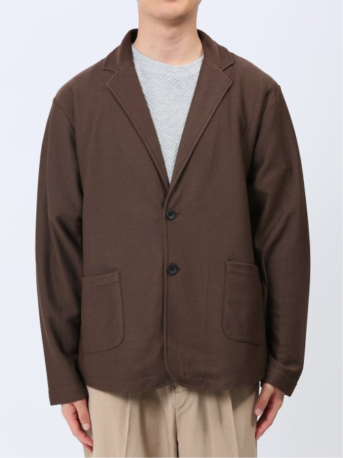 カットジャガード 2ボタン テーラードジャケット