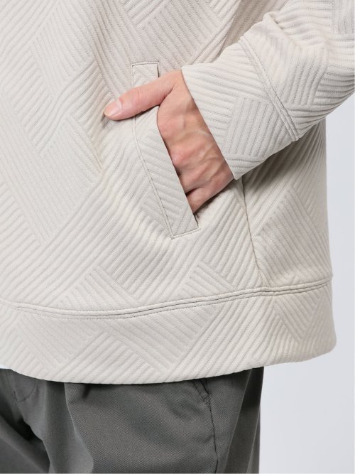 ジオメトリックジャガード フルZIPパーカー