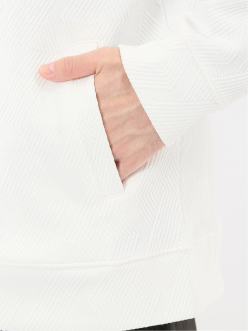 ふくれジャガード 長袖フルジップパーカー