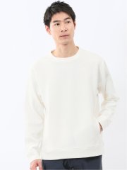 ストレッチ ふくれジャガード クループルオーバー