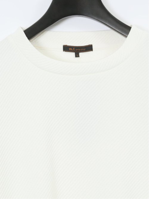 ストレッチ ふくれジャガード クループルオーバー