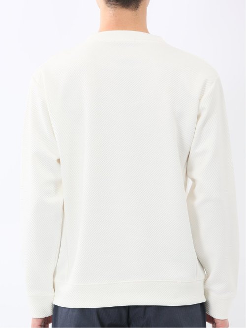 ストレッチ ふくれジャガード クループルオーバー