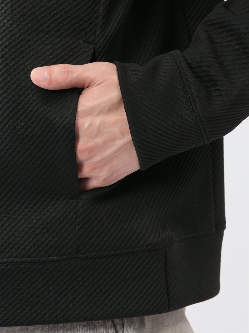 ストレッチ ふくれジャガード クループルオーバー