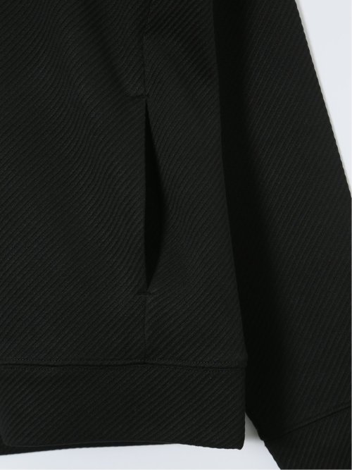 ストレッチ ふくれジャガード クループルオーバー