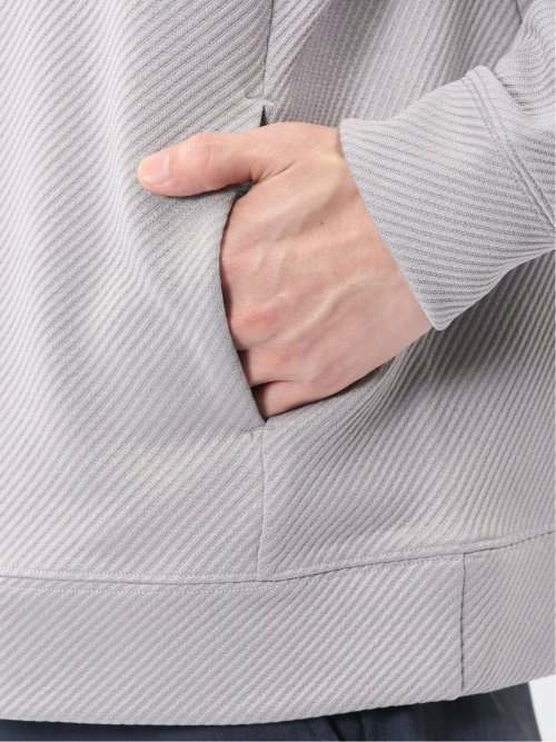 ストレッチ ふくれジャガード クループルオーバー