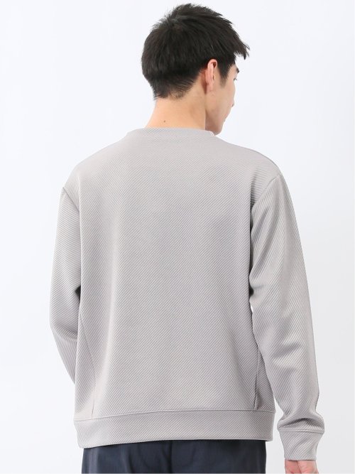 ストレッチ ふくれジャガード クループルオーバー