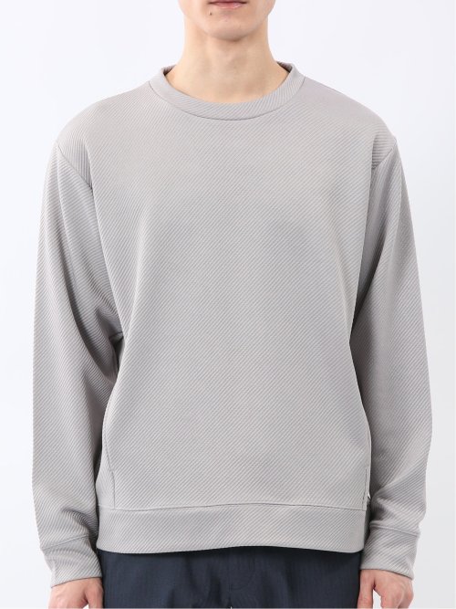 ストレッチ ふくれジャガード クループルオーバー