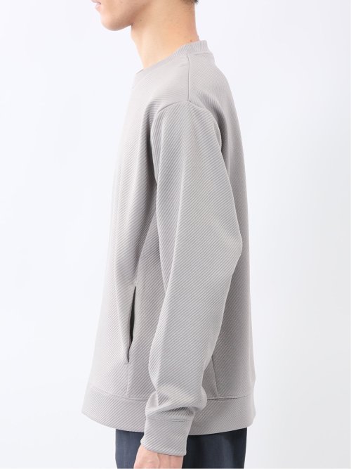 ストレッチ ふくれジャガード クループルオーバー