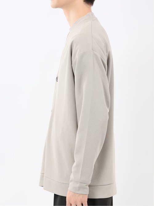 ストレッチ ワッフル Vネックカーディガン