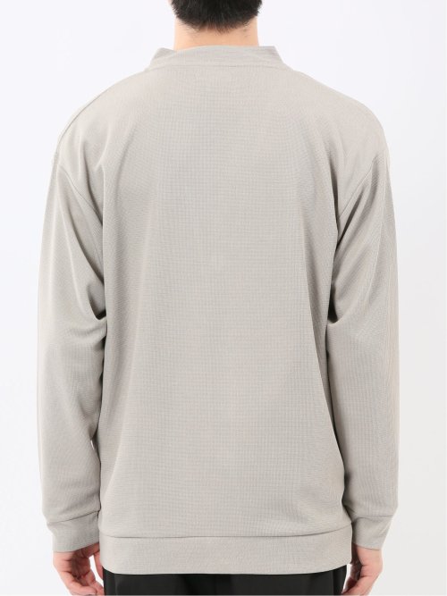 ストレッチ ワッフル Vネックカーディガン