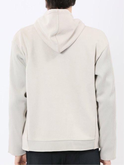 ストレッチ起毛 フルジップパーカー