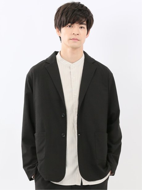 ダイヤジャガード 2ボタン ジャケット