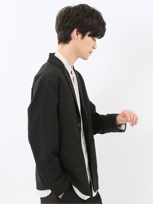 ダイヤジャガード 2ボタン ジャケット