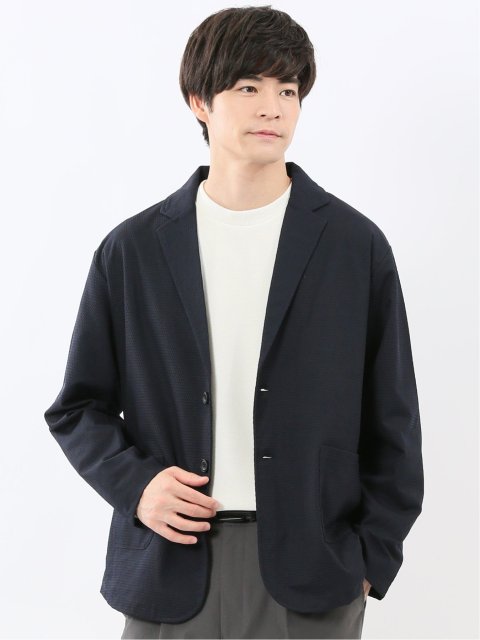 ダイヤジャガード 2ボタン ジャケット