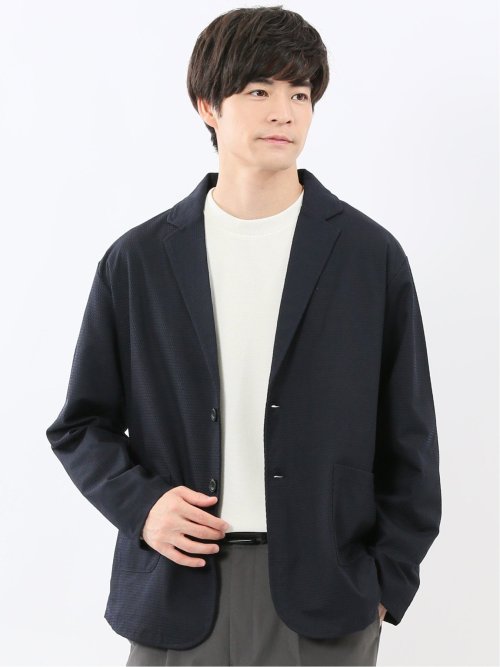 ダイヤジャガード 2ボタン ジャケット