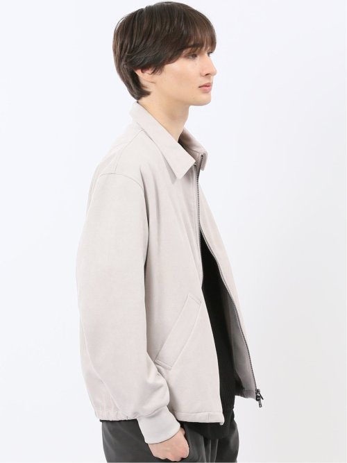 ストレッチ起毛 ハリントンジャケット