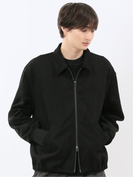 ストレッチ起毛 ハリントンジャケット