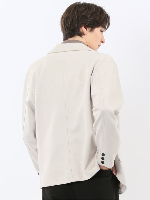 ストレッチ起毛 2ボタン ジャケット