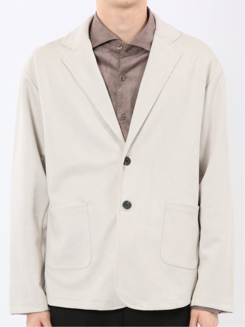 ストレッチ起毛 2ボタン ジャケット