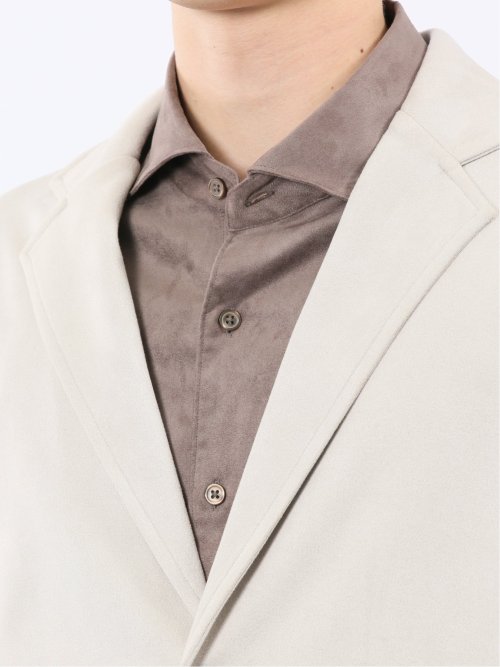 ストレッチ起毛 2ボタン ジャケット