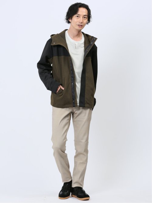 ハイブリッド フード付き カットアウター