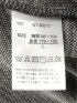 メランジジャガード フェイクVネック長袖Tシャツ