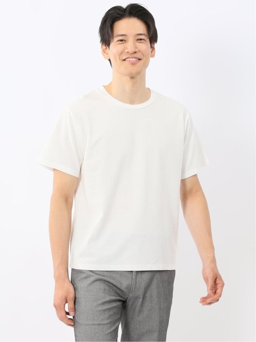 スラブ天竺 クルーネック半袖Tシャツ