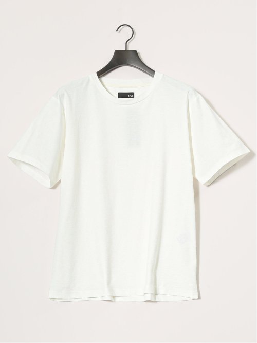スラブ天竺 クルーネック半袖Tシャツ