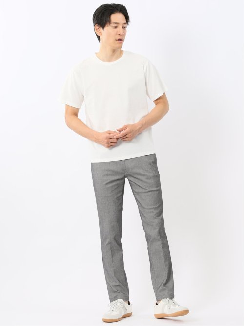 スラブ天竺 クルーネック半袖Tシャツ