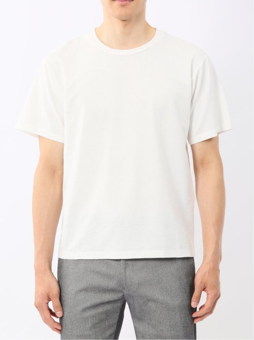 スラブ天竺 クルーネック半袖Tシャツ
