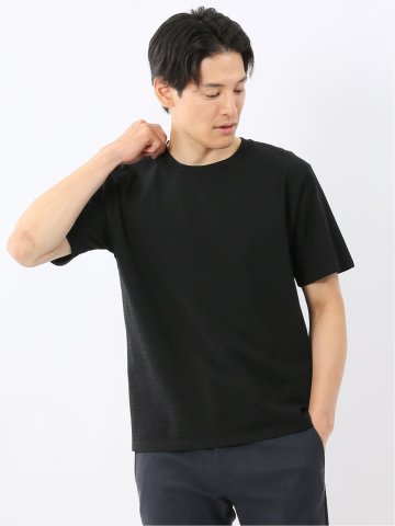 スラブ天竺 クルーネック半袖Tシャツ