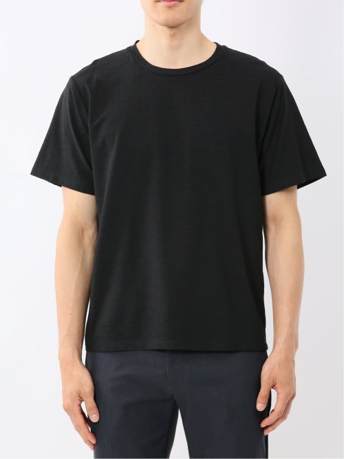 スラブ天竺 クルーネック半袖Tシャツ
