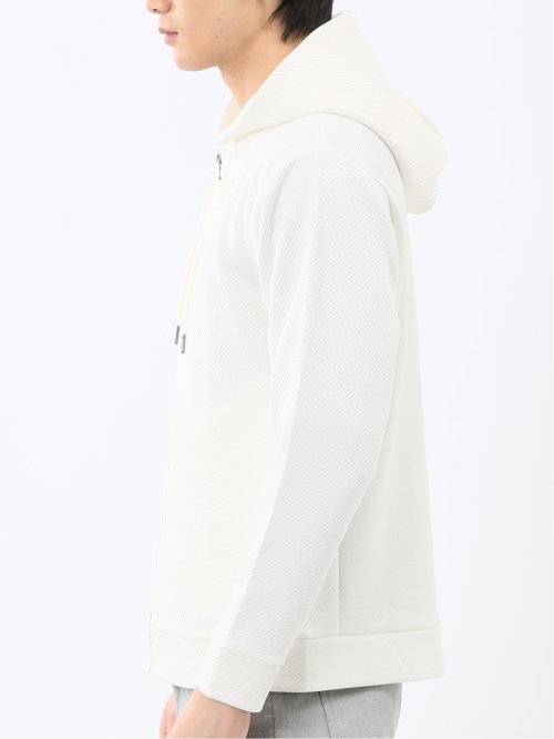 ストレッチ ブリスターツイル フルジップパーカー