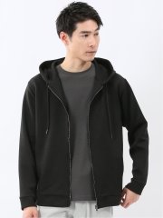 ストレッチ ブリスターツイル フルジップパーカー